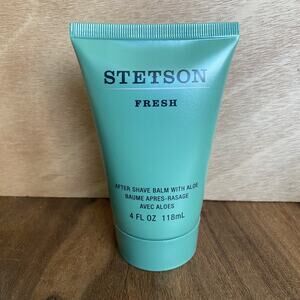 Stetson Fresh After Shave Balm w/ Aloe Coty 4 Fl Oz Vintage New